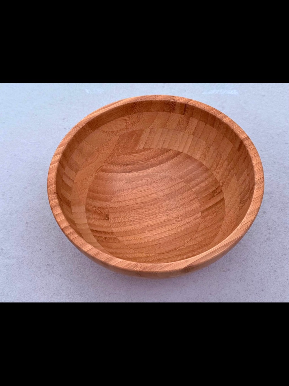 IKEA Bamboo Serving Bowl - Warm Brown